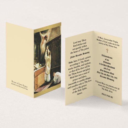 Cartes saintes d'anniversaire de classification de (Intérieur et extérieur)