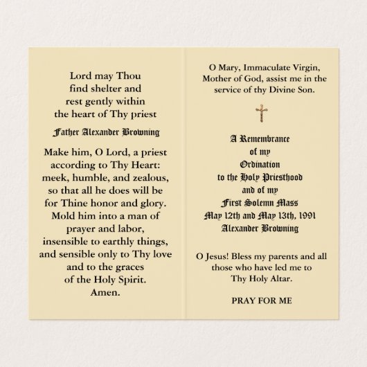 Cartes saintes d'anniversaire de classification de (Intérieur déplié)