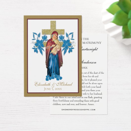 Cartes saintes Mariages byzantines orthodoxes (Bureau)