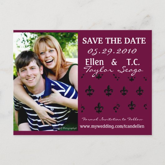 cartes Save The Date (Devant)