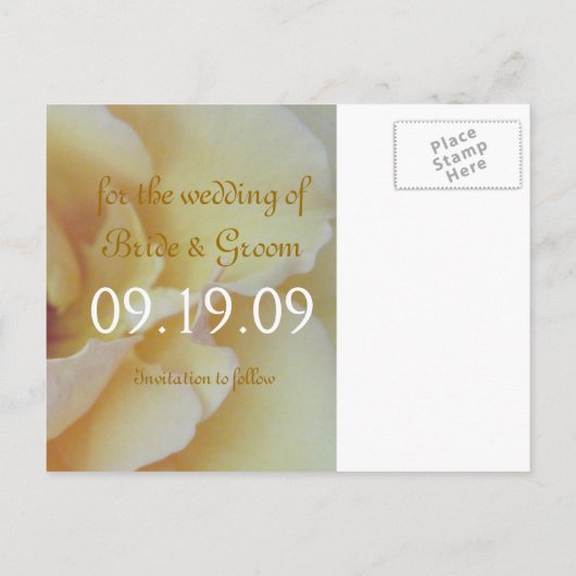 cartes Save The Date (Dos)