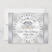 Cartes "Save the Date" pour les 25 ans de mariage (Devant)