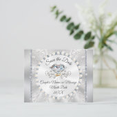 Cartes "Save the Date" pour les 25 ans de mariage (Debout devant)