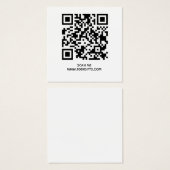 CARTES SIGNES 100 X QR CODE - UTILISER GÉNÉRATEUR  (Devant & derrière)