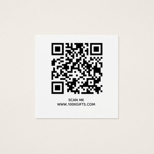 CARTES SIGNES 100 X QR CODE - UTILISER GÉNÉRATEUR  (Devant)