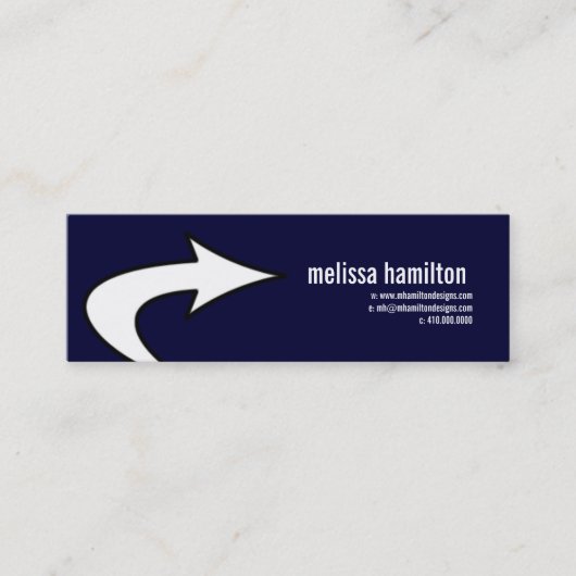 Cartes simples de contact (Devant)