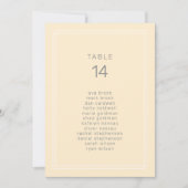 Cartes simples de Mariage Jaune (Devant)