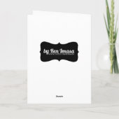 Cartes simples de Merci d'amour d'or (Dos)
