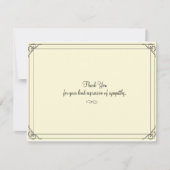 Cartes simples de Merci d'Élégance-Sympathie (Devant)