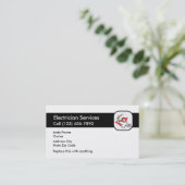 Cartes simples d'entreprise de services (Debout devant)