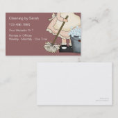 Cartes simples d'entreprise de services de (Devant / Derrière)