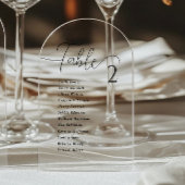 Cartes simples Mariage acrylique élégante