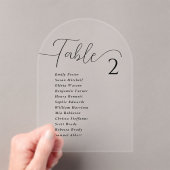 Cartes simples Mariage acrylique élégante (In situ (ordinateur de poche))