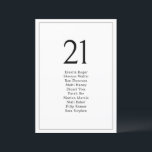 Cartes simples minimes de tableau de Mariage<br><div class="desc">Conçue pour coordonner avec notre collection de Mariages minimalistes,  cette carte graphique de sièges personnalisable présente un script moderne avec une disposition minimaliste. Parfait pour chaque saison. Pour effectuer des modifications anticipées,  sélectionnez Personnaliser -> Modifier à l'aide de l'outil de conception.</div>