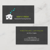 Cartes simples modernes d'entreprise de services (Devant / Derrière)