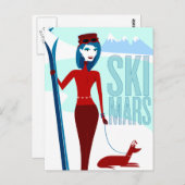 Cartes Ski Mars (Devant / Derrière)