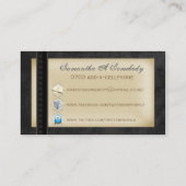 Cartes sociales de profil de féerie d'absinthe (Dos)