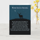 Cartes solstiques d'hiver (Fleur jaune)