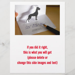 Cartes spéciales Great Dane en pop-up