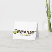 Cartes sur mesure Elephant Organic Planet (Dos)