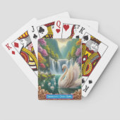 Cartes Swan Serenity Cascade Monogramme Jeu de Match pour (dos)