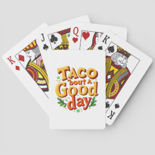 Cartes Taco pour une bonne journée - Jeu de mots culinair