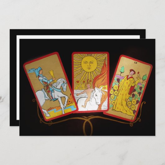 Cartes Tarot (Devant / Derrière)