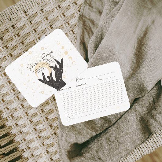 Cartes Tarot | Carte de recette de mariage | Neutr