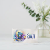 Cartes Tarot / Oracle avec lune et cristaux (Debout devant)