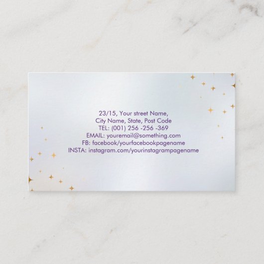 Cartes Tarot / Oracle or ornement (Dos)