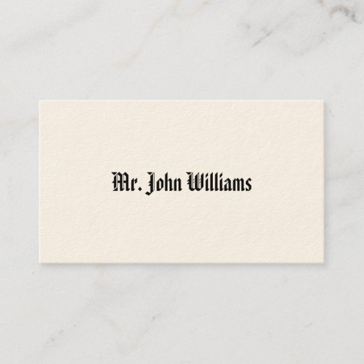 Cartes téléphoniques victoriennes simples (Devant)