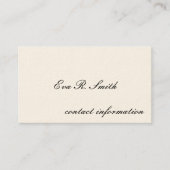 Cartes téléphoniques victoriennes simples (Devant)