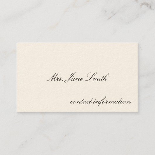 Cartes téléphoniques victoriennes simples (Devant)