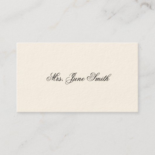 Cartes téléphoniques victoriennes simples (Devant)