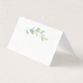 Cartes Tente Eucalyptus Vert | Cartes de placement (Back)