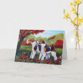 Cartes Terrier Fox (Fleur jaune)