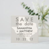 Cartes Texas Save the Date (Debout devant)