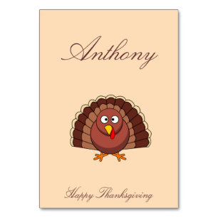 Cartes Thankesgiving Personnalisées Avec La Turqui