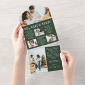 Cartes Triptyques Bilan de l'Année Verte (Déchirure)