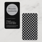 Cartes typo en portrait (Devant / Derrière)