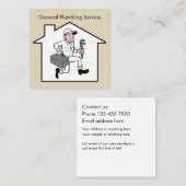 Cartes uniques d'entreprise de services de (Devant / Derrière)