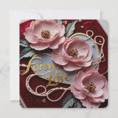 Cartes Valentine pour toujours en amour (Devant)