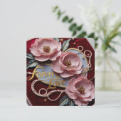 Cartes Valentine pour toujours en amour (Debout devant)