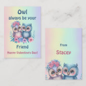 Cartes Valentines de l'école pour enfants (Devant / Derrière)