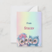 Cartes Valentines de l'école pour enfants (Dos)