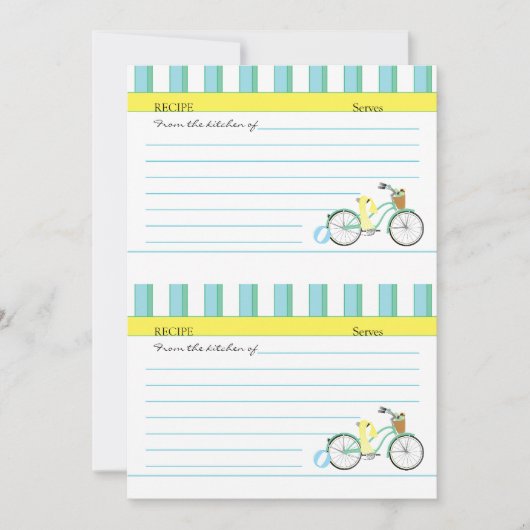 Cartes Vélos Plage (Devant)