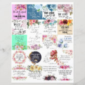 Cartes verset bibliques 2x2 20 pièces (Devant)