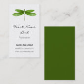 Cartes vertes de mouche de dragon du carte de (Devant / Derrière)