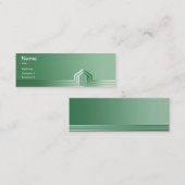 Cartes vertes d'entreprise de construction (Devant / Derrière)