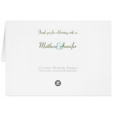 Cartes vertes et bleues de Tableau de réception de (Dos Horizontal)